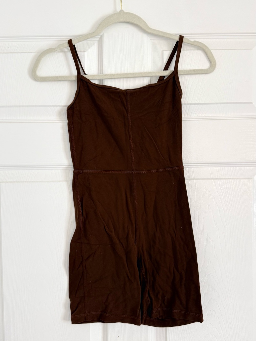 Aritzia Brown Sleeveless Romper